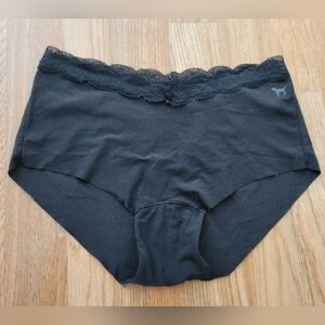 PINK Victoria's Secret Black Lace Detail Panties